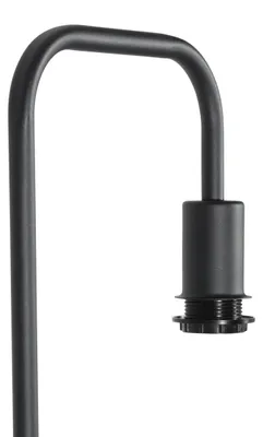 Obrázok produktu pre Lampa stojaca - čierna - Stang -  kov - Ø 28cm - E27 - 4737ZW - Mexlite