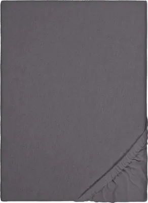 Zdjęcie produktu dla Prześcieradło Winterflausch antracyt 140 x 190 - 160 x 200 cm