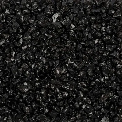 Produktbild von 1kg Glasgranulat 1-2mm Dekogranulat Glassteine Glassplitter Dekoglas, Farbe:schwarz