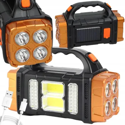 Produktbild von Taschenlampe/Scheinwerfer/Campinglampe LED, Wiederaufladbar USB HB2678