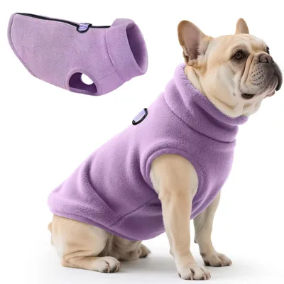 Imagen del producto de Chalecos de forro polar cálidos para perros, tanto para razas pequeñas como grandes