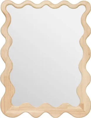 Imagen del producto de Espejo de pared Eazy Living, modelo Jalen, de 48 x 62 cm, con marco de madera