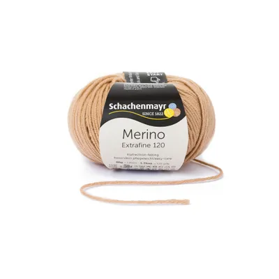 Image de Schachenmayr Merino Extrafine 120, 50g de fils à tricoter à la main Camel