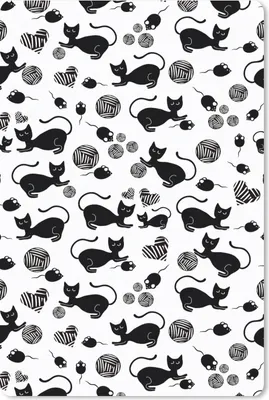 Produktbild von MuchoWow® Mauspad Mousepad Mädchen - Katze - Maus - Muster - Mädchen - Kinder - Kinder - Mädchen 18x27 cm - Mousepads - Maus Mat - Pad - Mausunterlage