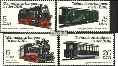 Produktbild von Briefmarken DDR 1981 Mi 2629-2632 (kompl.Ausgabe) gestempelt Schmalspurbahnen (II)