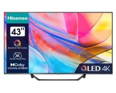 Produktbild von Hisense 43A7KQ Fernseher 43 Zoll QLED 4K UHD Dolby Vision/Atmos VIDAA U6