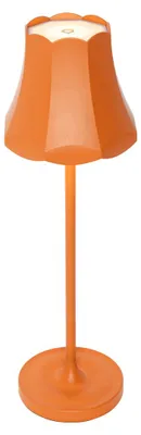 Produktbild von Retro Tischleuchte orange wiederaufladbar IP44 Granny