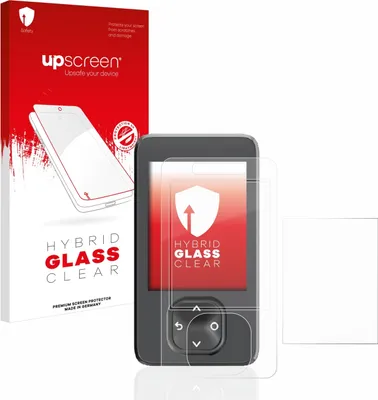A product packaging box and a screen protector applied to a device.