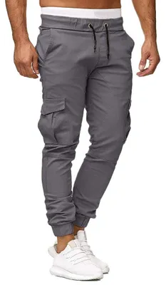 Imagen del producto de Pantalón de cargo para hombre con múltiples bolsillos, casual y transpirable