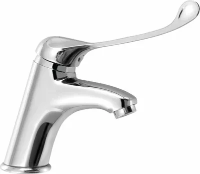 Produktbild von Aqualine KASIOPEA Waschtischarmatur ohne Ablaufgarnitur, medizinischer Hebel, Chrom