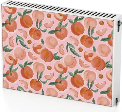 Produktbild von Süßer Fruchtstein – Magnetische Heizkörperabdeckung – 80x60 cm – Magnet Heizkörperabdeckung – 3D Würfel – Heizkörperverkleidung – Magnetische Wandverkleidung – Wetterfest