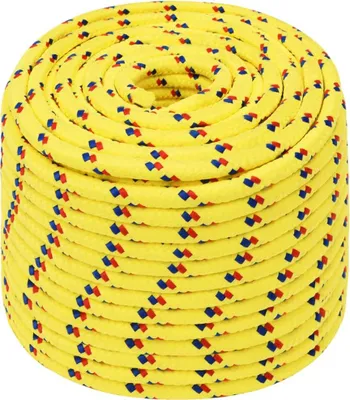 Obrázok produktu pre vidaXL Bootsseil Gelb 14 mm 50 m Polypropylén