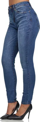 Produktbild von Tazzio Damen Skinny Fit High Waist Jeans F107 Blau 38