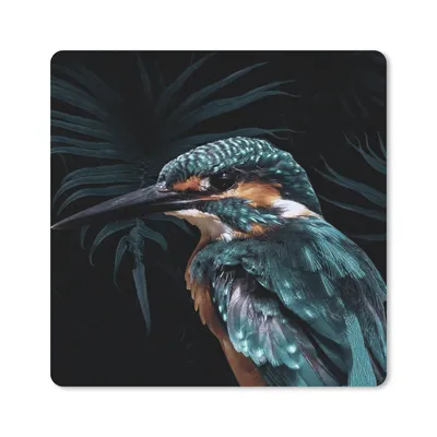 Produktbild von MuchoWow® Mauspad Mousepad Eisvogel - Vogel - Grün 30x30 cm - Mousepads - Maus Mat - Pad - Mausunterlage - Gaming