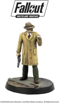 Zdjęcie produktu dla Asmodee Fallout : Wasteland Warfare - Unaligned: Mysterious Stranger, Gra planszowa