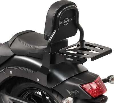Zdjęcie produktu dla Sissy Bar XS3 do Kawasaki Vulcan S / Café 15-25 z bagażnikiem w kolorze czarnym