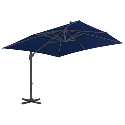 Produktbild von vidaXL Ampelschirm mit Aluminium-Mast 3x3 cm Azurblau