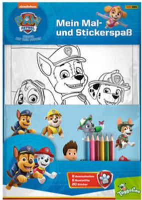 Immagine prodotto di PAW Patrol: Mein Mal- und Stickerspaß
