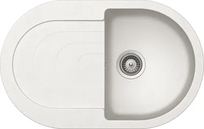 Produktbild von Küchenspüle Einbauspüle Spülbecken Granitspüle 79x50 Weiß Respekta Phoenix