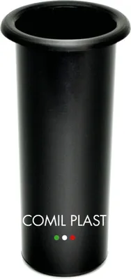 Produktbild von Comil Plast | Kunststoff-Beinhaus-Blumenhalter für Friedhofsvase, Farbe Schwarz | Durchmesser 3 cm, Höhe 9 cm., 10