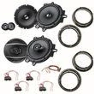 Produktbild von Pioneer TS-A1600C TS-A1670F vorne hinten Einbauset für Passat 3B 3BG Beetle