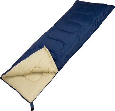 Produktbild von ABBEY CAMP Schlafsack Steppdeckenschlafsack Steppdecke Decke 210x85cm +4°C - 100% Polyester 350g/m² Baumwolle koppelbar Camping Outdoor Wandern