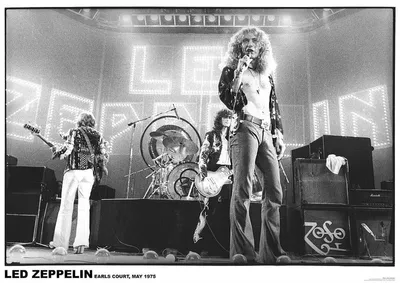 Obrázok produktu pre Led Zeppelin – Londýn, 1975 – Plagát – 59x84 cm