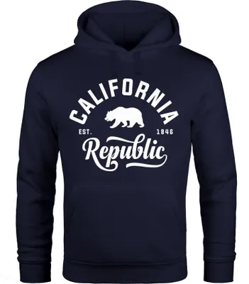 Produktbild von Hoodie Herren California Republic Kapuzen-Pullover Männer Neverless® navy S