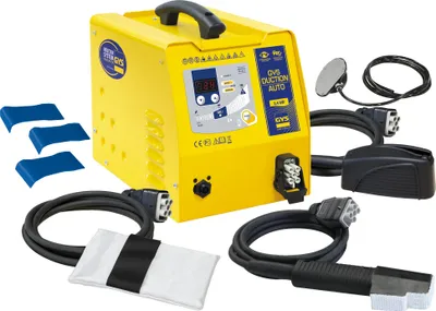 Produktbild von GYS Induktions-Heizgerät Gysduction Auto Komplett 053380, 2400 W, flammenloses Induktionsprinzip, für eisenhaltige Bleche (nicht für Aluminium/Kupfer), Beulenreparatur ohne Lacknachbearbeitung, 6 Teile