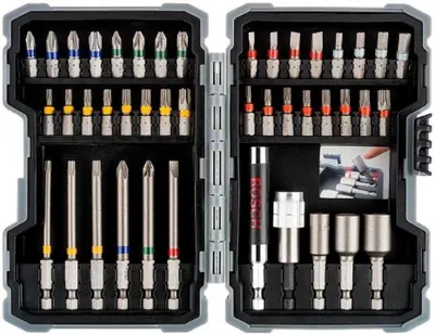 Produktbild von Bosch Professional 43tlg. Schrauber Bit Set (Zubehör für Elektrowerkzeuge)