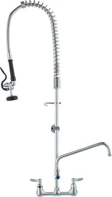 Zdjęcie produktu dla Komercyjna bateria z wylewką i spryskiwaczem Bateria gastronomiczna 1110 mm
