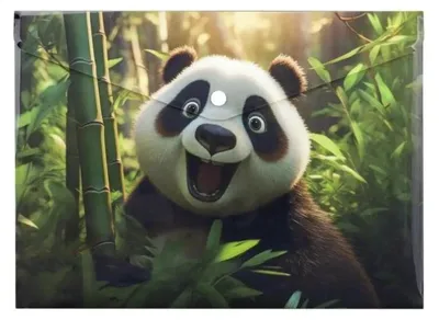 Obrázek produktu pro Obálka A4 z PP s patentkou a potiskem Panda – Panta Plast