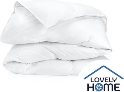 Zdjęcie produktu dla Kołdra 240 x 260 cm Lovely Home Lekka 280 g/m² Antyalergiczna Kołdra dla 2 osób Biała