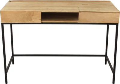 Produktbild von Miliboo - Design-Schreibtisch Industrie-Stil Mangobaum YPSTER