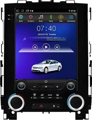 Produktbild von Autoradio mit Bluetooth und CarPlay – für Renault Megane 4, Samsung Koleos, SM6, Talisman (2017–2019) – kompatibel mit Apple und Android – Stereoanlage – Navigationssystem – 1 GB RAM, 16 GB Speicher