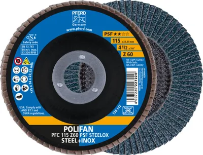 Produktbild von Polifan-Scheibe 115 K60