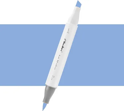 Image de Pinceau et ciseau double face OHUHU, B150 Phthalo Blue