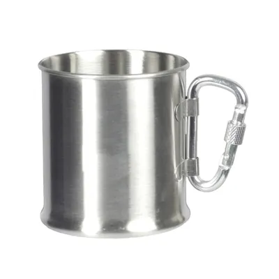 Obrázek produktu pro Pronett Nerezový hrnek s karabinou 250 ml