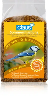 Produktbild von Claus Summer Mix Energiemischung für europäische Vögel 700g
