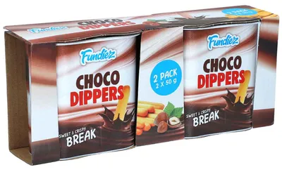 Produktbild von Fundiez Choco Dippers 2x50g