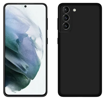 Image de cofi1453® Housse silicone Basic compatible avec SAMSUNG GALAXY S21 ( G991F ) Case TPU Soft Handy Cover Protection Noir