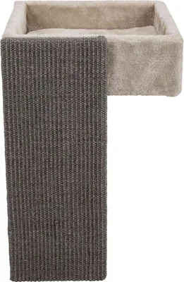 Produktbild von TRIXIE Bett für Regale mit Kratzbrett - lichtgrau - 33 × 48 × 37 cm