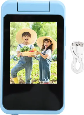 Obrázok produktu pre Detská digitálna videokamera 1080p 48 MP 2,8" IPS dotykový displej mp3 hudobný prehrávač deti modrá