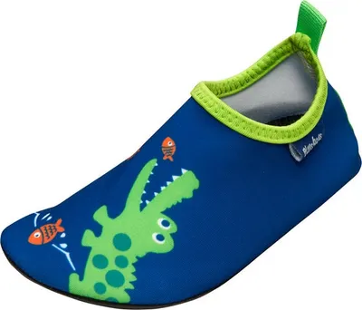 Produktbild von Playshoes - UV-Badeschuhe für Kinder - Krokodil- Blau/grün