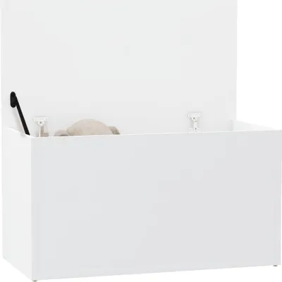 Produktbild von Möbel Aufbewahrungstruhe Weiß 84x42x46 cm Holzwerkstoff Top1301394