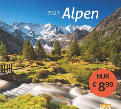 Produktbild von times&more Alpen Bildkalender 2027