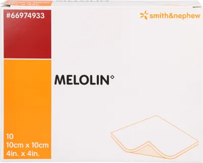 Produktbild von MELOLIN 10x10 cm Wundauflagen steril