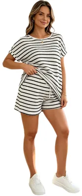 Productafbeelding van Casual Zwangerschaps-T-shirt met Short voor Comfortabele Dagen
