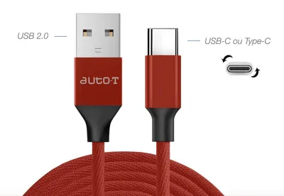 Zdjęcie produktu dla AUTO-T Kabel USB do ładowania Kabel USB 540347 Opakowanie typu blister