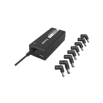 Produktbild von Laptopladekabel TooQ TQLC-65BS02AT 65W 8 Stecker Schwarz